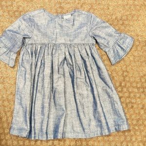 Gymboree blue / silver shift  dress 3T